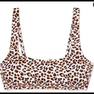Cheetah print bathing suit